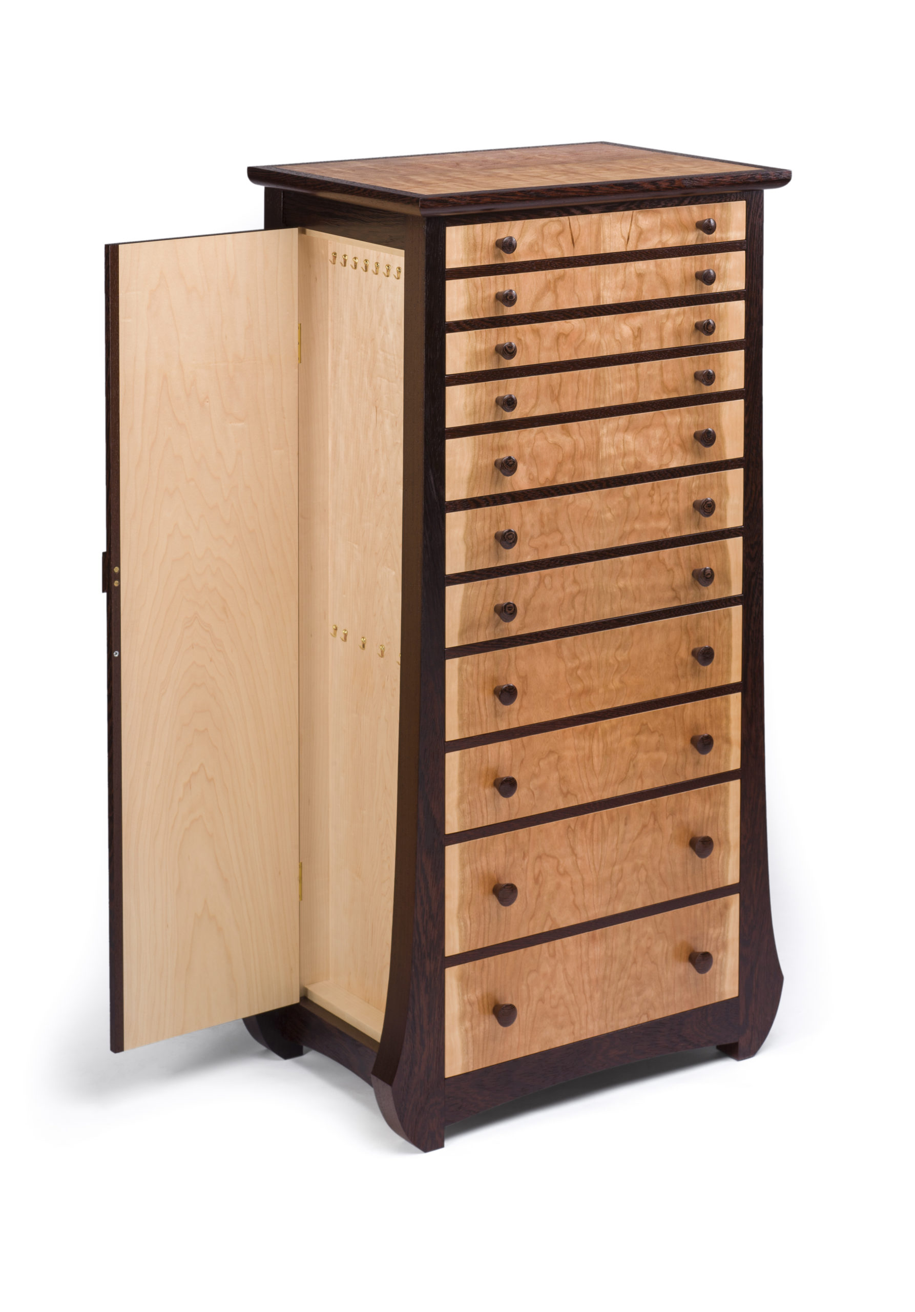 Jewelry Armoires - Cyma Furniture—Custom Designed and Handcrafted Furniture